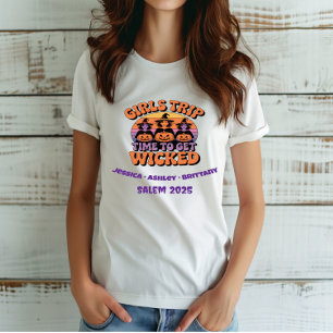 Girls Trip Retro Halloween-Party Hexen Freunde T-Shirt