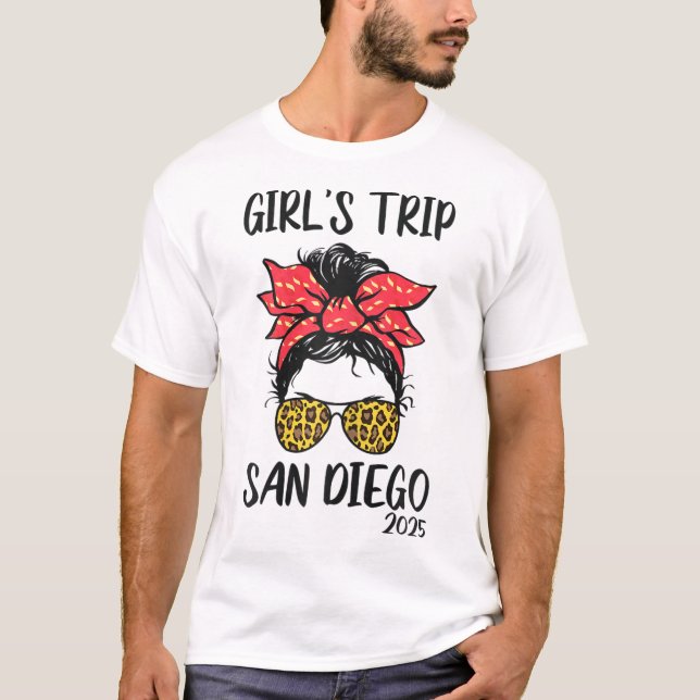 Girls Trip San Diego 2025 Vacation Girls Weekend M T-Shirt (Vorderseite)