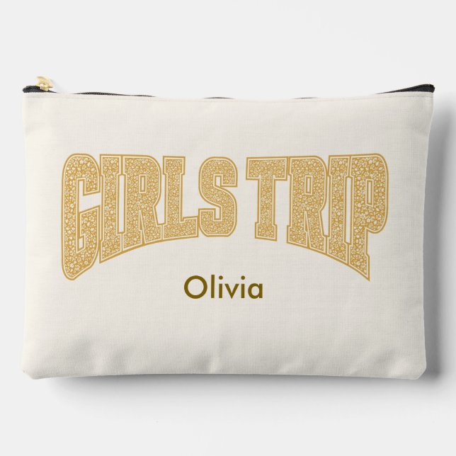 GIRLS TRIP Sommer Vielfalt Sonnenuntergang Ditzy F Zubehörtasche (Vorderseite)