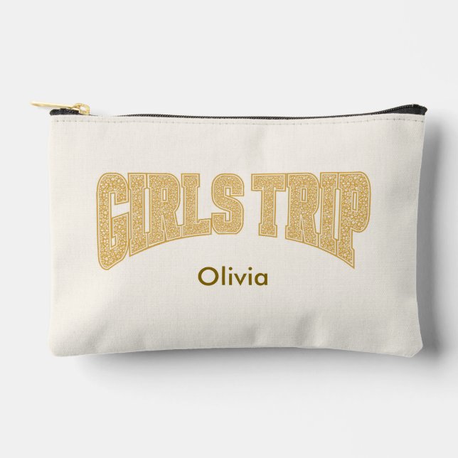 GIRLS TRIP Sunset Varsity Ditzy Floral Makeup Zubehörtasche (Vorderseite)