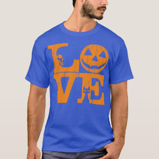 Girls True Love Halloween Night Creepy Niedlicher T-Shirt