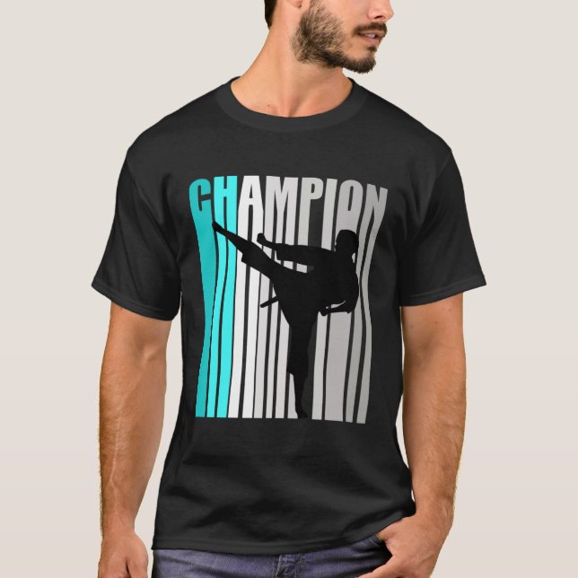 Girls Turquoise Jiu Jitsu Champion Jiu Jitsu Team T-Shirt (Vorderseite)