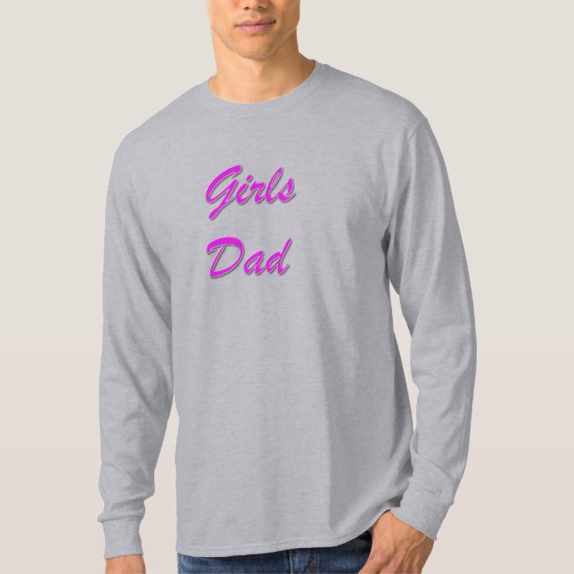 Girls-Vater T-Shirt (Vorderseite)
