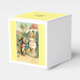 Girls Vintag Ostern Bunny Fevor Box Geschenkschachtel