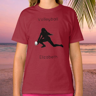 Girls Volleyball T - Shirt