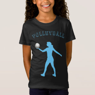 Girls Volleyball T - Shirt mit ihrem Namen