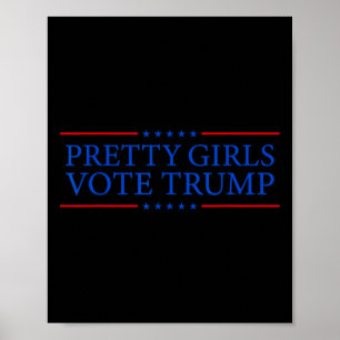 Girls wählen Trump Poster