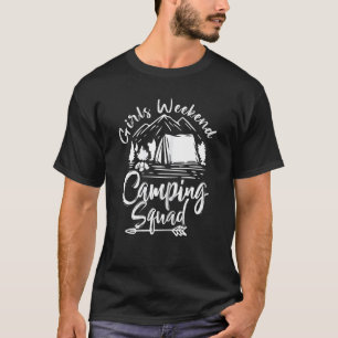 Girls Weekend Camping Mutter Tochter Woche T-Shirt