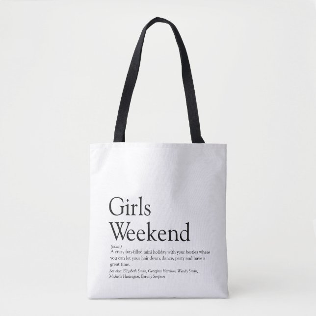 Girls Weekend Definition Personalisiert (Vorderseite)