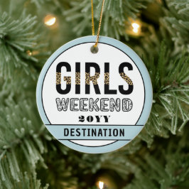 Girls Weekend Girls Club Keramik Ornament