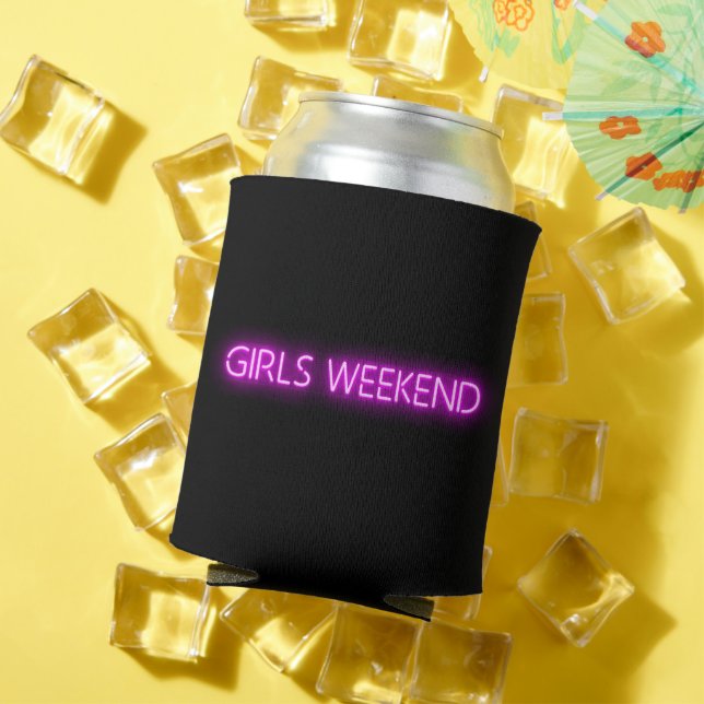 GIRLS WEEKEND Neon LED-Signatur Dosenkühler (In Situ Sommer)
