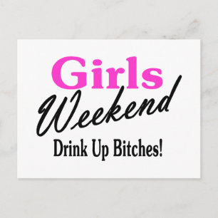 Girls Weekend Postkarte