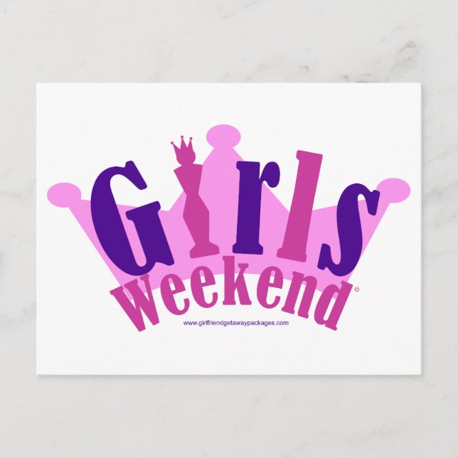Girls Weekend Postkarte (Vorderseite)