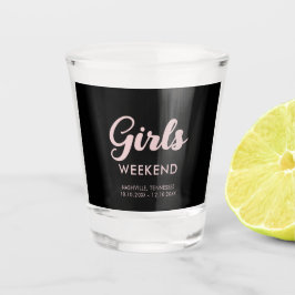 Girls Weekend Reise Reiseziel Spaß Matching Schnapsglas