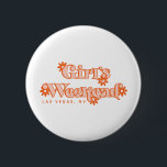 Girls Weekend Retro Junggeselinnen-Abschied Brie Button<br><div class="desc">Beginnen Sie das Party Wochenende mit diesem lustigen und retro Girls Weekend Button, der perfekt für Bachelorette und Geburtstagspartys geeignet ist! Freuen Sie sich auf die inspirierten Orangenblüten der 70er Jahre und den modernen, inspirierten Schriftart. Mit der oben stehenden Personalisierungsoption können Sie sich ganz einfach an Ihre Stadt und Ihren...</div>