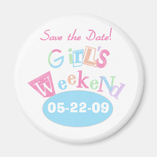 Girl's Weekend Save the Date Magnet