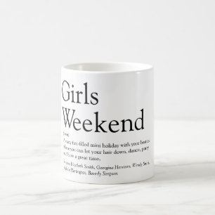 Girls Weekend Spaß Personalisiert Definition Kaffeetasse