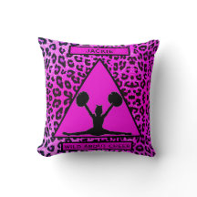 Girls "Wild About Cheer" Pink Leopard