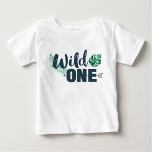 Girls Wild ONE Geburtstags-Shirt Baby T-shirt