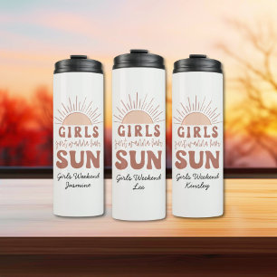 Girls wollen nur Sun Girls Ausflug machen Thermosbecher