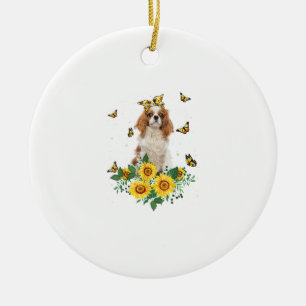 Girls Women Mama Cavalier King Charles Spaniel Dog Keramik Ornament
