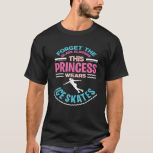 Girls Womens Kids Ice Skaten Abbildung Skaten T-Shirt