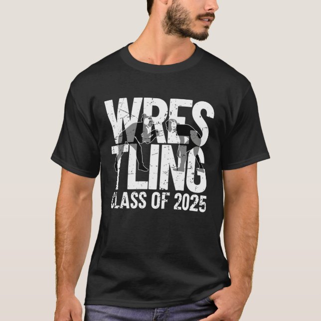 Girls Wrestling Class of 2025 T-Shirt (Vorderseite)