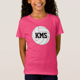 Girls Youth Volleyball Player Custom Team T - Shir T-Shirt