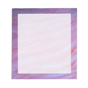 Girly Abstrakt Weiblich rosa Lila Niedliches Zeb Notizblock