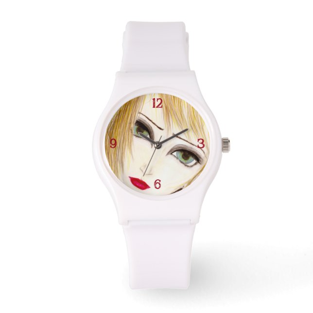 Girly Anime Original Watch Armbanduhr (Vorderseite)
