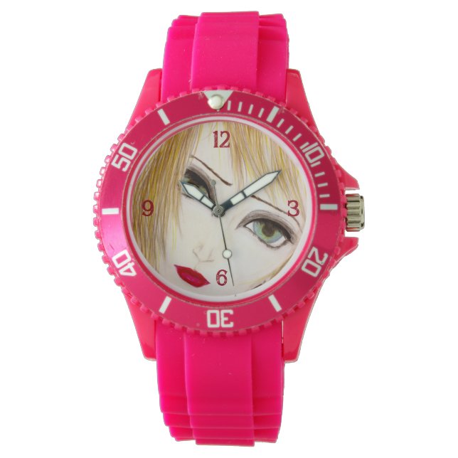 Girly Anime Original Watch Armbanduhr (Vorderseite)