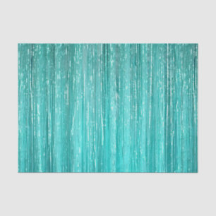 Girly Aqua Mint Glam Tinsel Streifen Seidenpapier