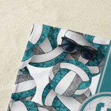 Girly aquamarin Graue Volleyballmannschaft - Gaben