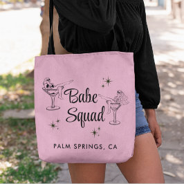 Girly Babe Squad Pink Junggeselinnen-Abschied