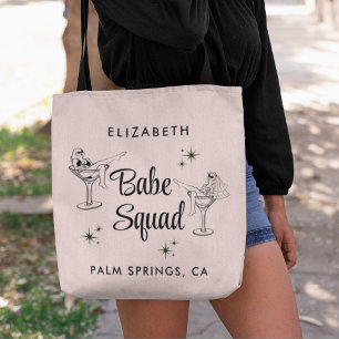 Girly Babe Squad Pink Junggeselinnen-Abschied