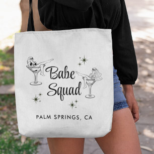 Girly Babe Squad White Junggeselinnen-Abschied