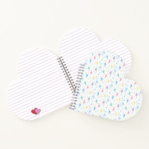 Girly Ballerina Dancer - Ballet Pattern Notizbuch