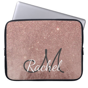 Girly bezauberndes rosa laptopschutzhülle