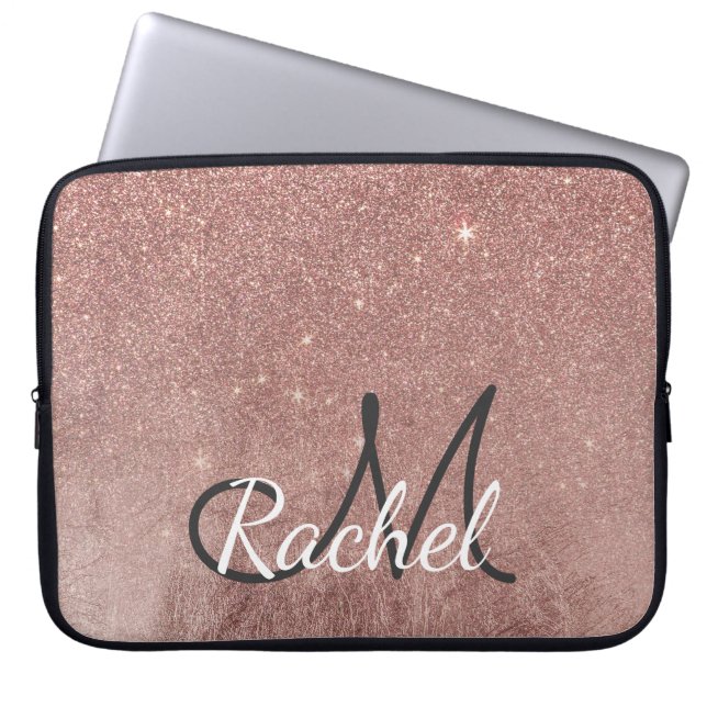 Girly bezauberndes rosa laptopschutzhülle (Vorderseite)
