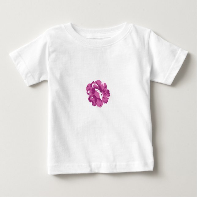 Girly, Blale Megenta, Royal Health Baby T-shirt (Vorderseite)