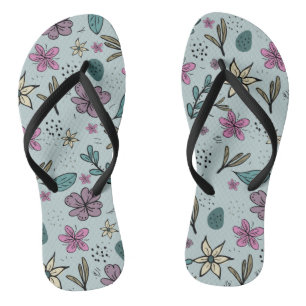 Girly Blume Art New Design Blumenästhesie Flip Flops