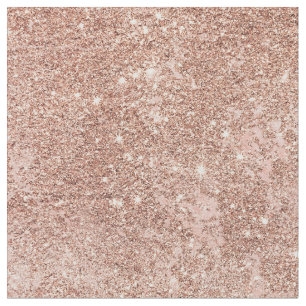 Girly-Blush-Korallen Imitat Rose Gold Glitzer Marm Stoff