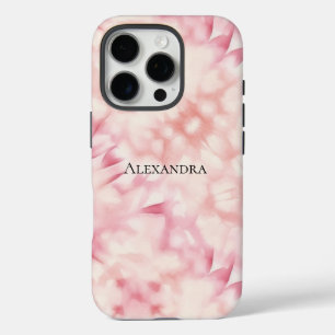 Girly Blush Pink Gefärbte Krawatte iPhone 16 Pro Hülle