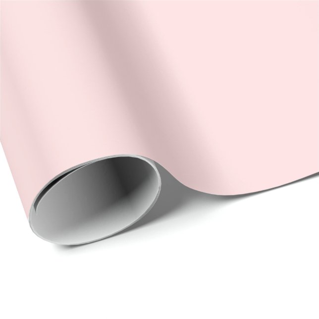 Girly Blush Pink Geschenkpapier (Rolleneckpunkt)