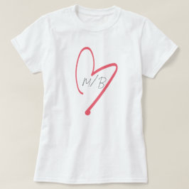 Girly Blush Pink Valentine's Day T - Shirt
