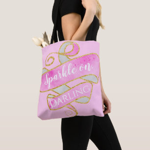 Girly Blush Rosa Gold Glitter Funkeln Weiter, Darl