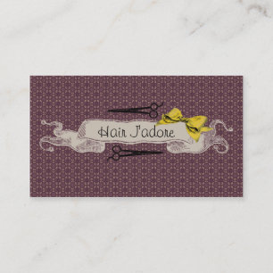 girly Bonbon des Vintagen retro Bogens des Visitenkarte