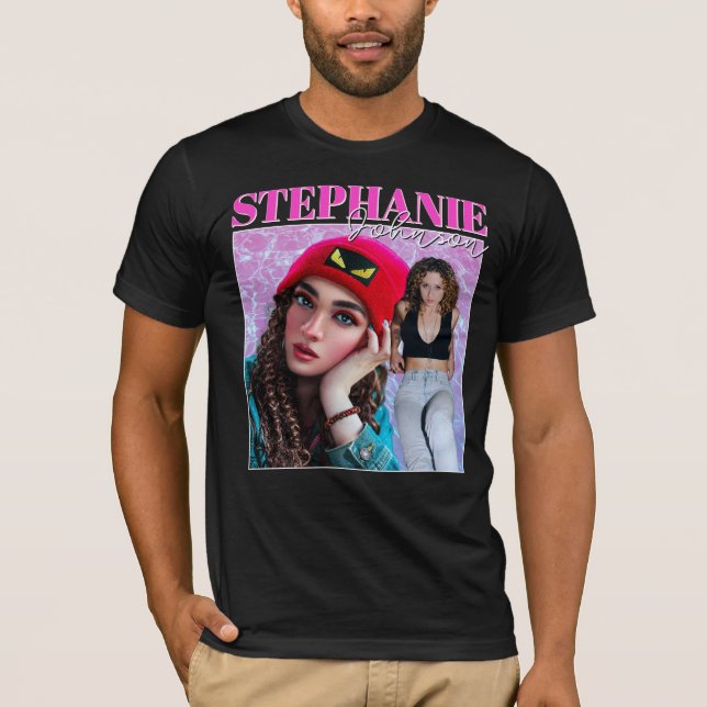 Girly Bootleg Celebrity Individuelle Name Foto der T-Shirt (Vorderseite)