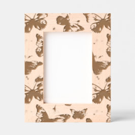 Girly Butterflies Geätzte Rahmen