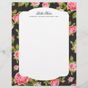 Girly Chic Elegante Vintage Rose